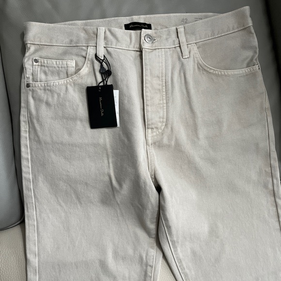 NWT - Massimo Dutti Women’s Premium High Rise Straight Jeans - Size 10 - Picture 2 of 9